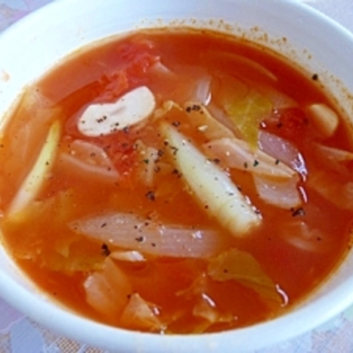 唐辛子&生姜★代謝をあげるトマトスープ